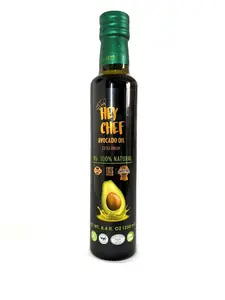 (Pack of 2) Hey Chef Avocado Oil Extra Virgin 8.4 oz- 100% Natural & Fresh - Ideal for Cooking Enthusiasts