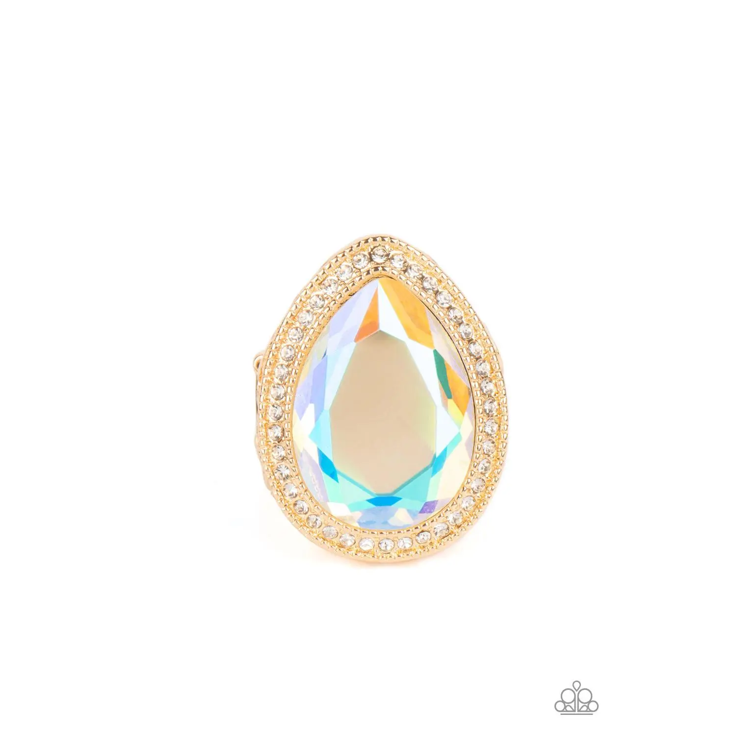Illuminated Icon Gold ✧ Iridescent Ring