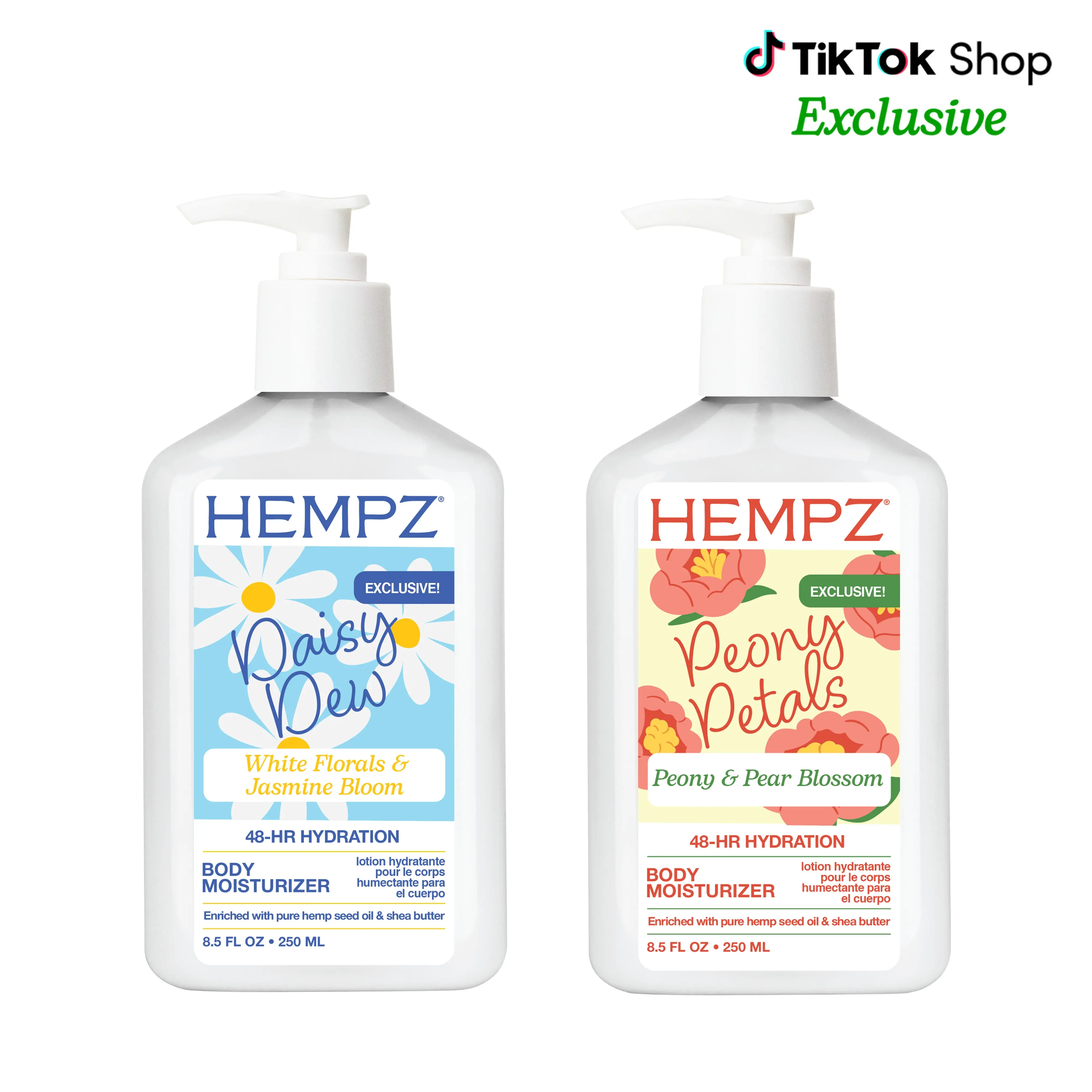 Hempz Exclusive Daisy & Peony Body Lotion Bundle