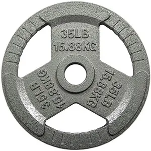 HulkFit 1-inch and 2-inch Iron Plate for Strength Training and Weightlifting