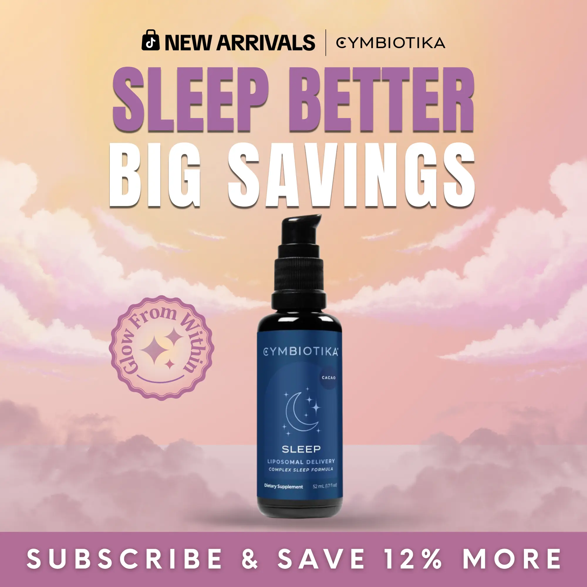 Liposomal Sleep Complex | 12-Pumps | Deep, Restful Sleep & Calm Nervous System | No Morning Grogginess | Melatonin, GABA, L-Theanine & Magnesium | 12-Ingredient Formula | Vitamin D3, B6 & B5 | Plant-Based | Third-Party Tested