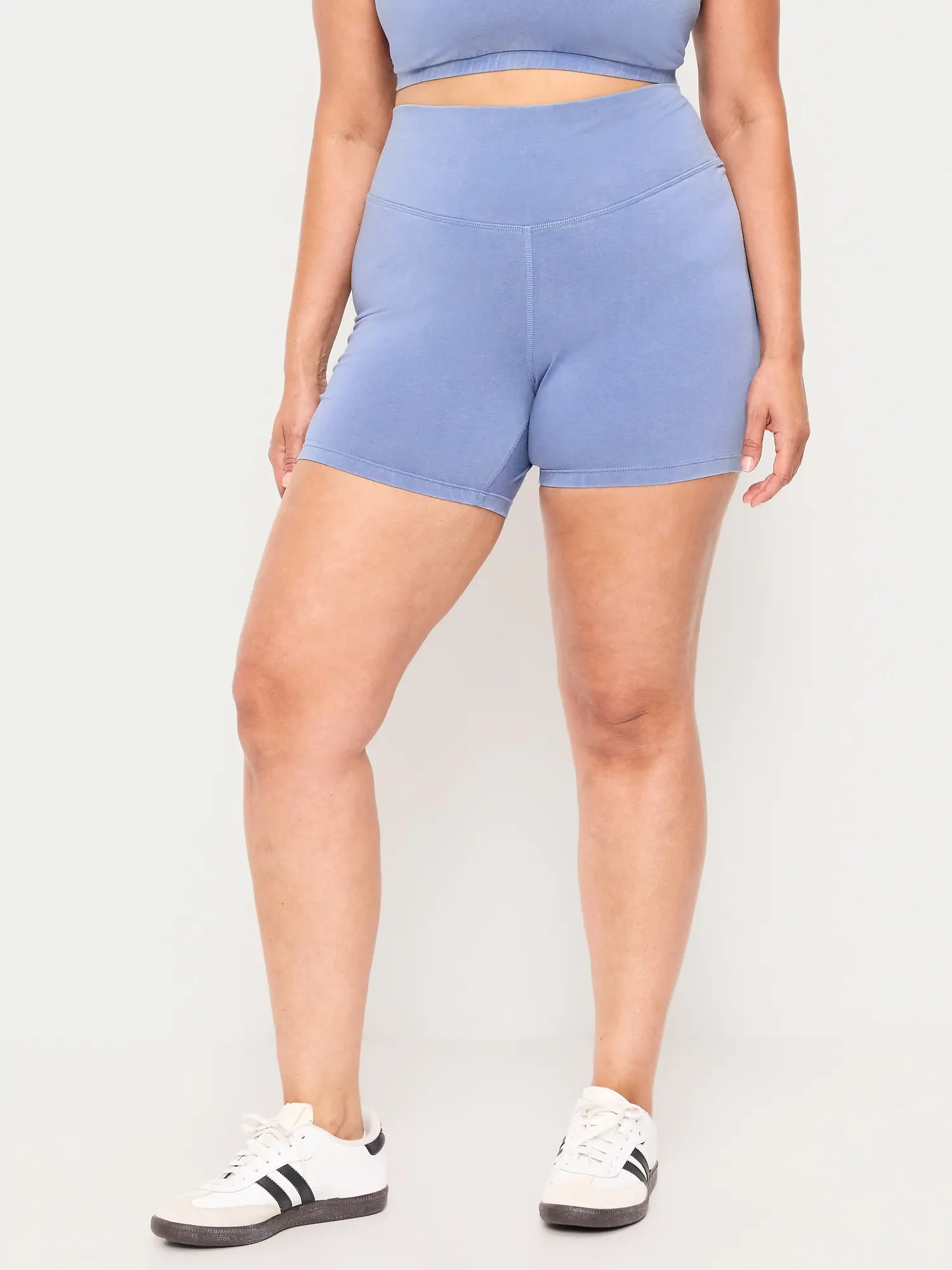 Old Navy Women's High-Waisted PowerChill Biker Shorts -- 5-inch