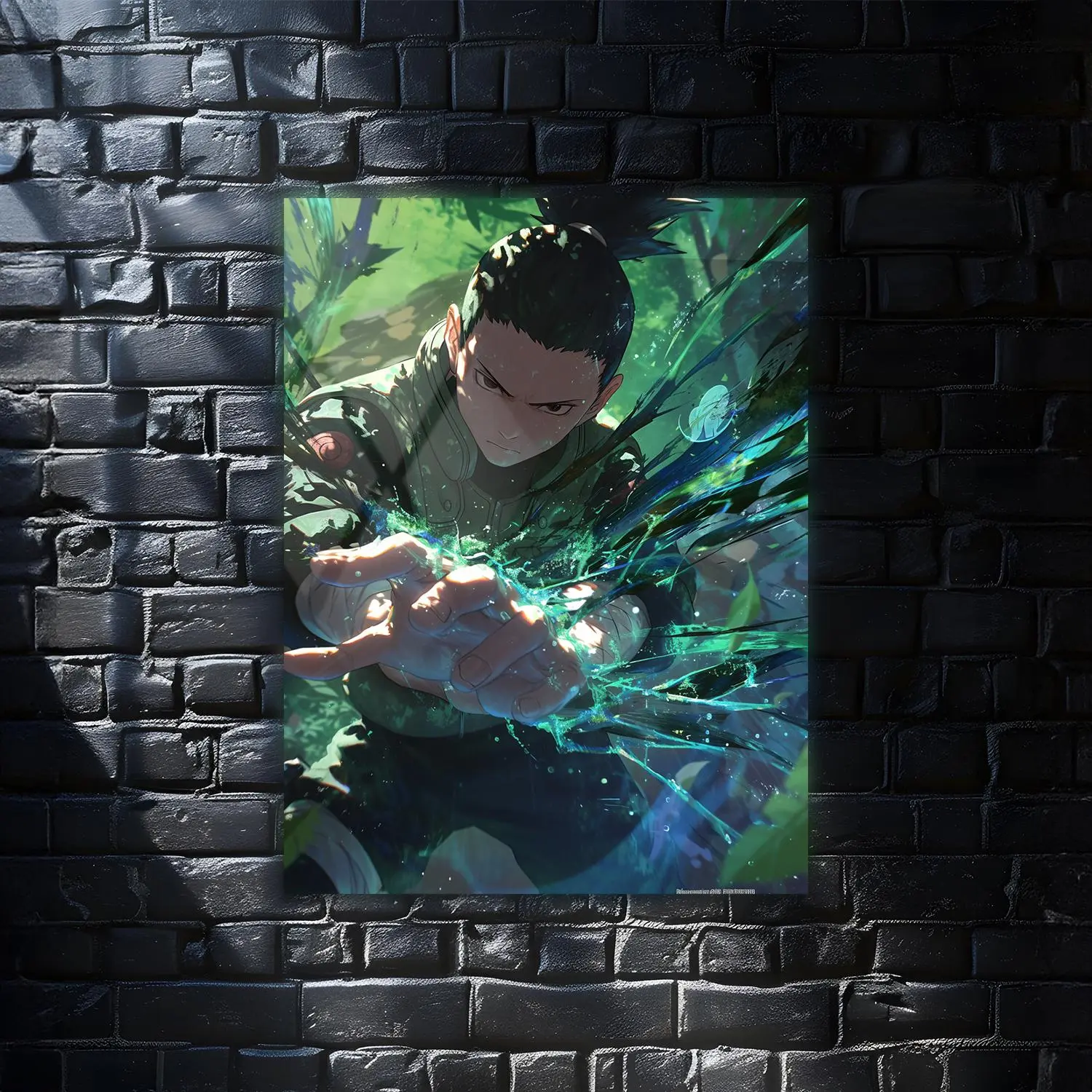 Nara Shikamaru Naruto Anime Wall Art Poster, Modern Wall Art, Anime Gifts, Wall Decor