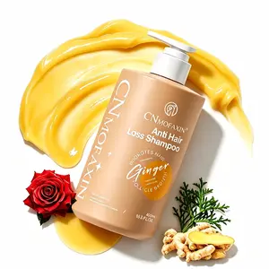 【Summer Vibes】Ginger Hair Growth Shampoo, Anti Hair Loss Treatment with Castor Oil & Rose Herbal Extracts, Volumizing for Men & Women
