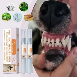 Pet Teeth Cleaning Tools Pet Grooming Toothbrush Cleaning Scraper Pen Tartar Dog Remover Dental Kit Stain Cleaning Tartar