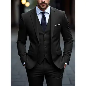 Timeless Double Breasted Peak Lapel Suit 2pcs for Every Gentleman