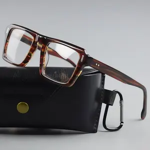 Thick Square Acetate Eyeglasses Frame Men Women Glasses Classic Glasses Frames