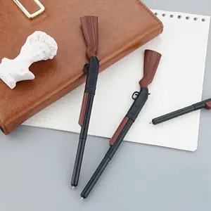 Unique design smooth writing gun pen, pen gun, writing tools, office supplies, fashion pens, interesting stationery, retractable mechanism, smooth ink, gel pen, push pen, gift ideas, collectors.