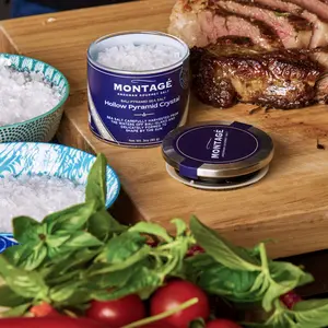 Pyramid Salt Gourmet Salt | Hollow Pyramid Crystal | 3oz Glass Jar