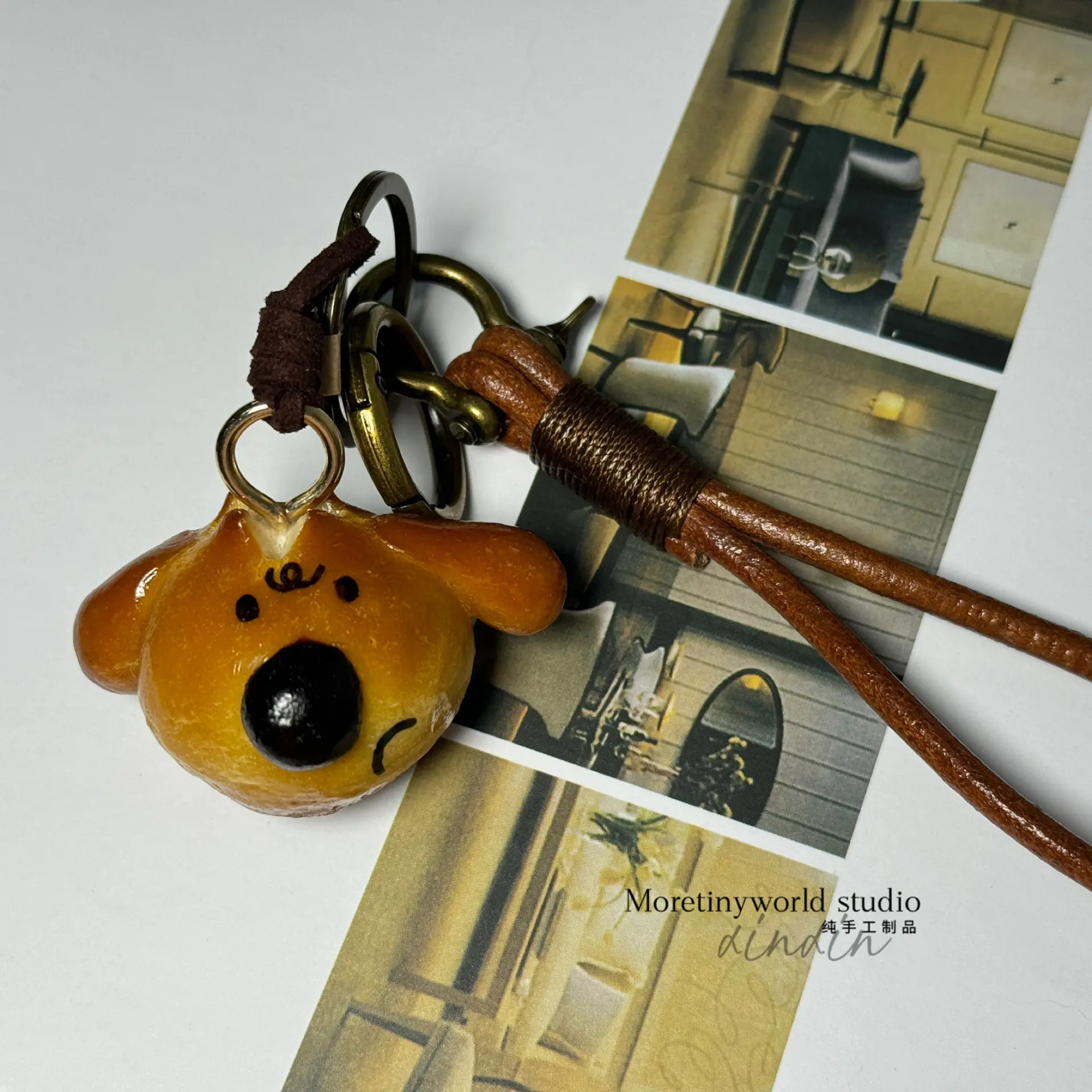 Not happy vintage cowhide rope