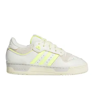 adidas Womens Rivalry 86 Low Lace Up Sneakers Shoes Casual - White
