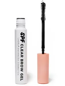 Created by LADRU Enhanced Cosmetics, Clear Eyebrow Gel with SPF made to protect from harmful UV and keep your brows in place.