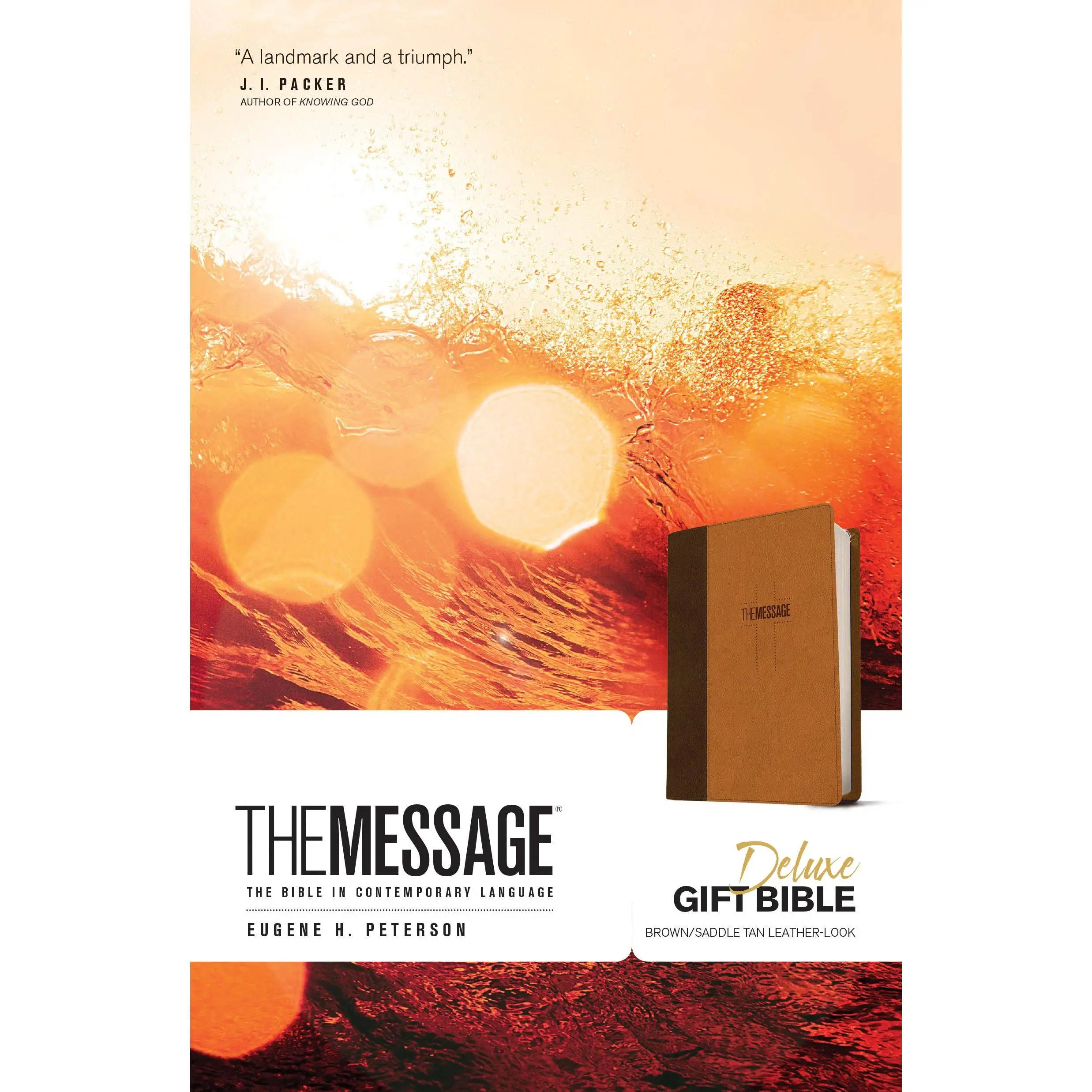 Message Deluxe Gift Bible: The Bible in Contemporary Language -- Eugene H. Peterson - Bible