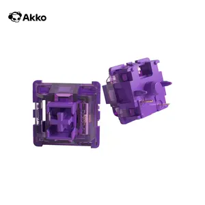 AKKO V3 Pro Charm Purple Axis Mechanical Axis Retail Pack, Dustproof Axis with 5-pin RGB LED Slot, Compatible with Hot Plug MX Mechanical Keyboard
