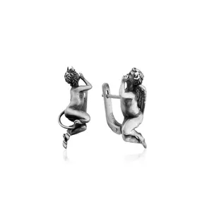 Angel and Devil Whispering Earrings Angel and Devil Whispering Earrings