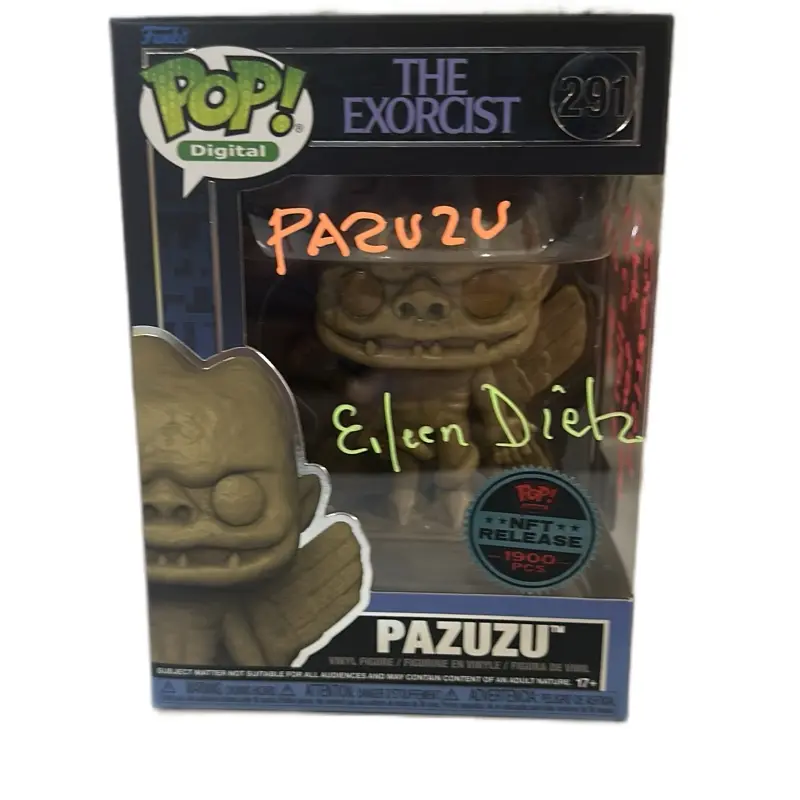 Funko Pop Vinyl Figure - Pazuzu, Exclusive Blacklight Reactive, Digital Signature by Eileen Dietz