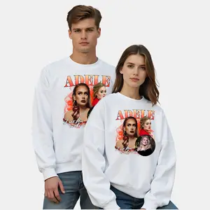 ADELE Graphic Sweatshirt Men's & Women's Casual Long Sleeve Crewneck Pullover in Classic Style - Versatile Design for All Occasions - Womenswear & Menswear