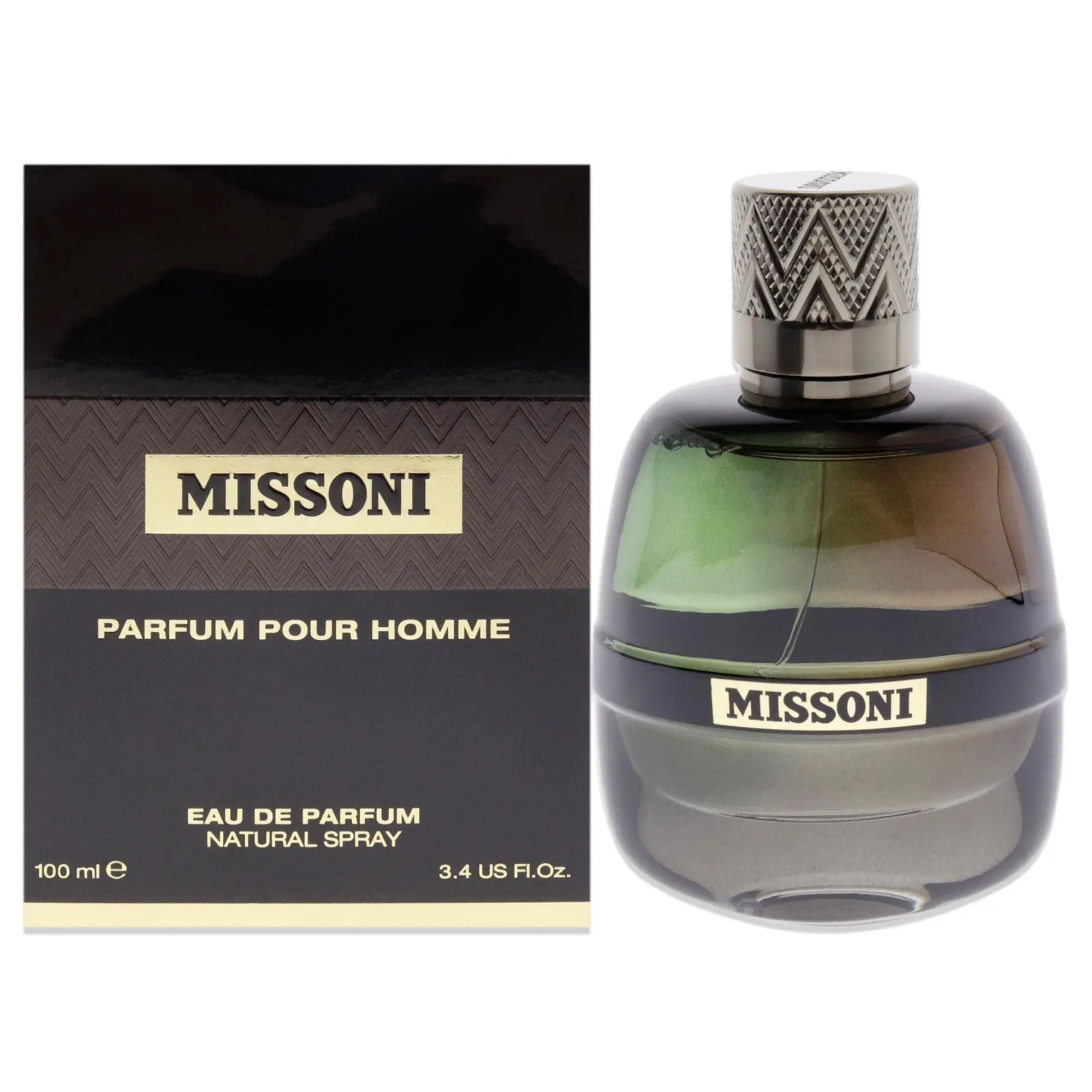 MISSONI POUR HOMME 3.4 oz EDP Men's Fragrance - Italian Origin, 27pcs ByBox with Dark-Themed Box (117999)