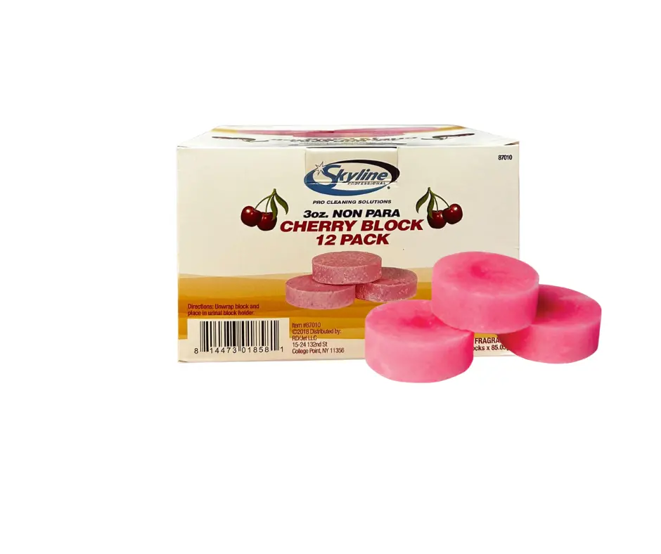 12 Urinal Cakes Cherry Scent Urinal Deodorizing Block Fresh
