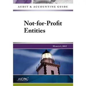 USED Book - Not-for-Profit Entities - Audit and Accounting Guide by AICPA (Paperback) - English