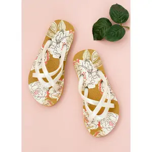 Elena Flip Flop in Bold Print