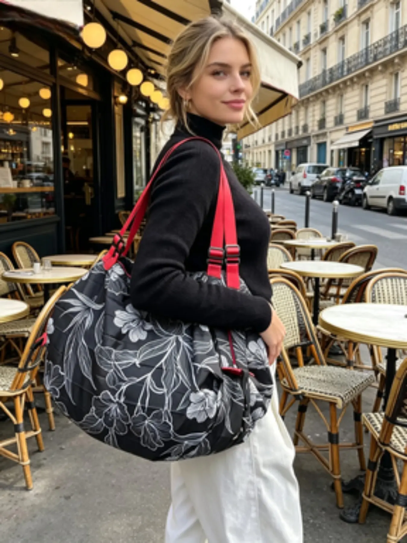 Foldable Large Capacity Versatile Tote Bag, Waterproof Durable Material, All-Over Print, Ideal for Shopping and Travel, Perfect Gift for All Occasions