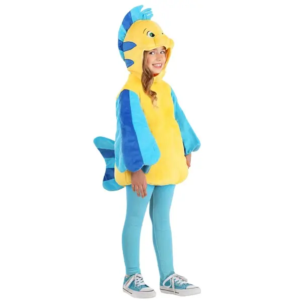 Kid's Disney Little Mermaid Flounder Costume (© Disney)