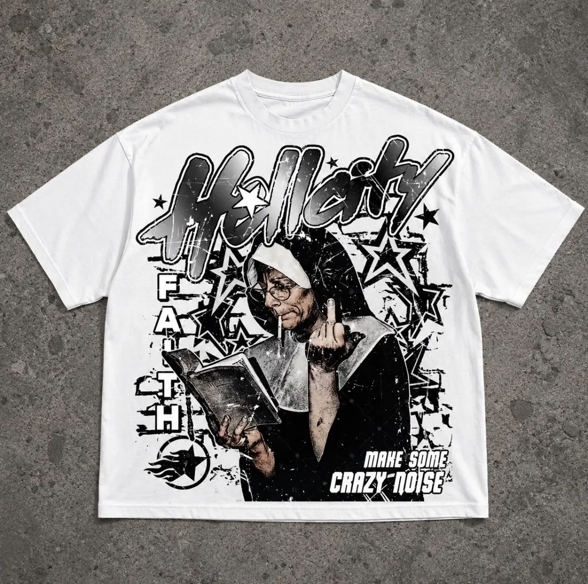 Graphic Tee Y2K Streetwear T-Shirt White
