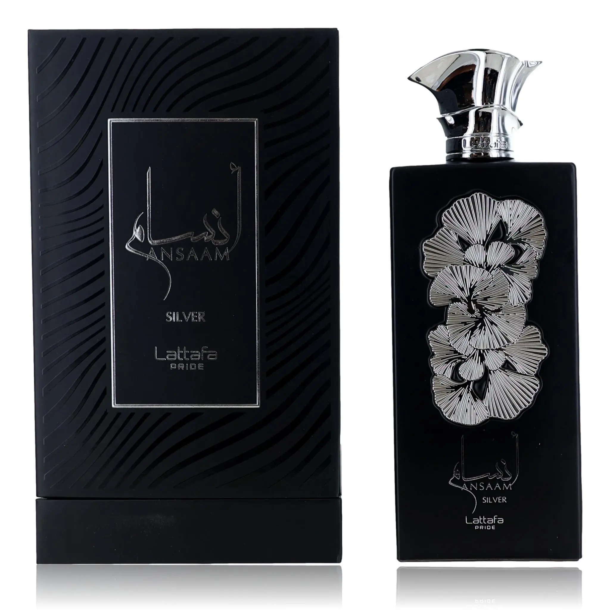 Women's Fragrance Ansaam Silver by Lattafa - 3.4 fl oz Long-Lasting Eau de Parfum Spray for Unisex Wear