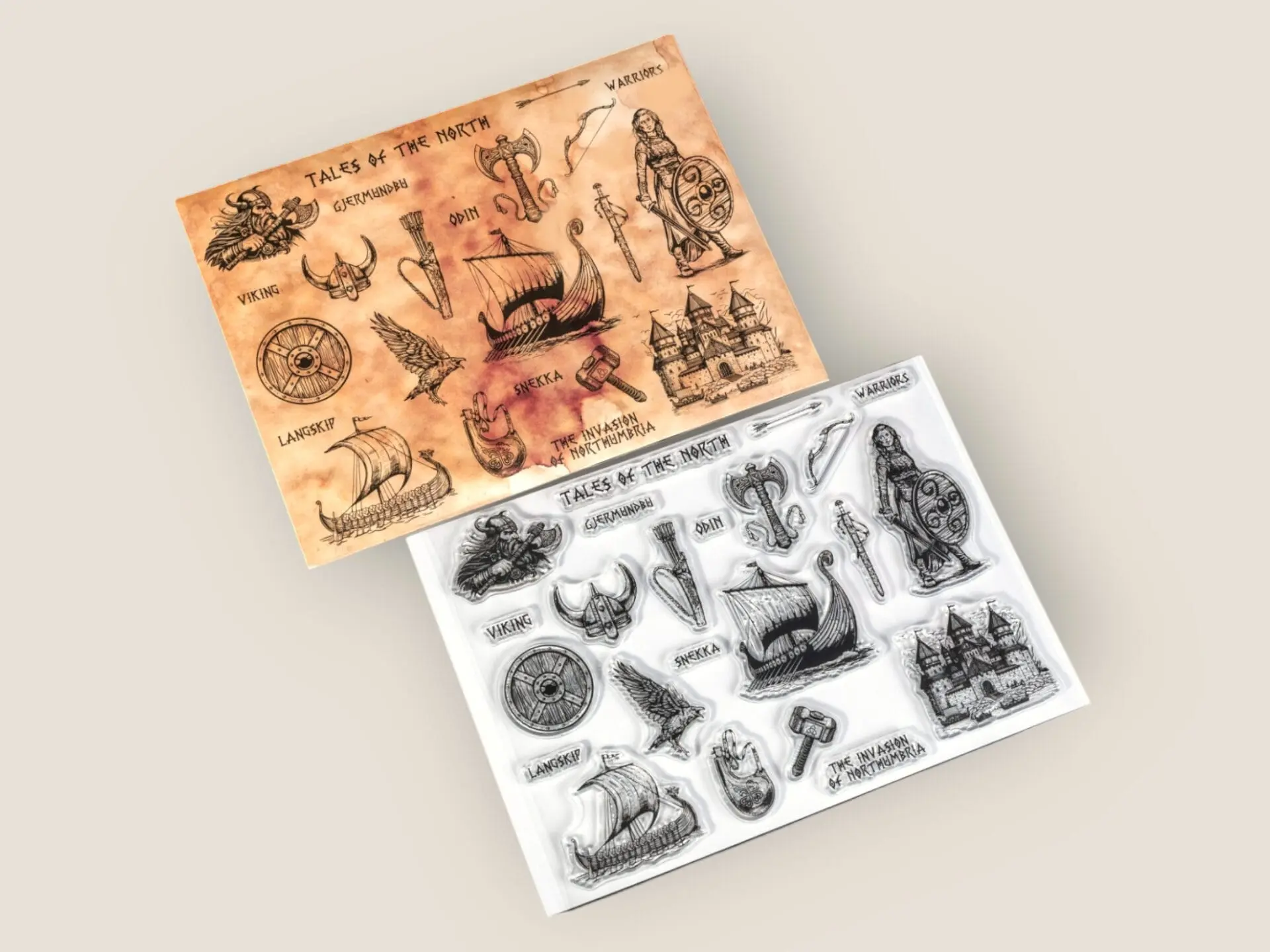 Large Viking Clear Stamp
