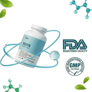 Natural Energy Boost: 20000mg Pure NMN, Liposomal Complex with Resveratrol,GABA, PQQ, Passion Fruit Extract, Healthy Aging of Heart, Brain & Muscle，Cellular Energy, Metabolism & Repair Zero Filler Supports Cellular Renewal, Energy - 60 Capsules Vegan