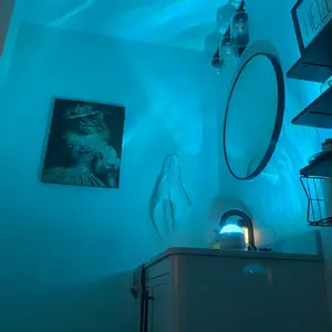 JEYUIN 16-Color Changing Star Projector with Remote Control - Ripple Design, Ocean Waves LED Lighting, 3.2 Inch Tabletop, Room Decor, Cool Gadget, Women's Gift, Back to School Audio Projector