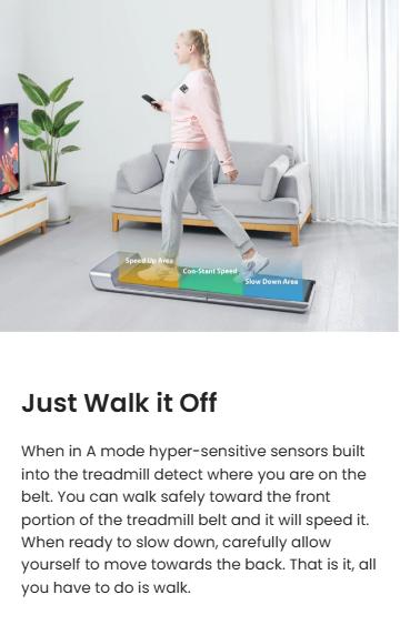 WalkingPad P1 Foldable Walking Treadmill For Home&Office With Remote Control - 12Month Warranty