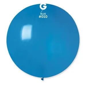 Solid Balloon Blue G30-010 31" - 1 Balloon per Package of 31 Inch Blue Balloon #010
