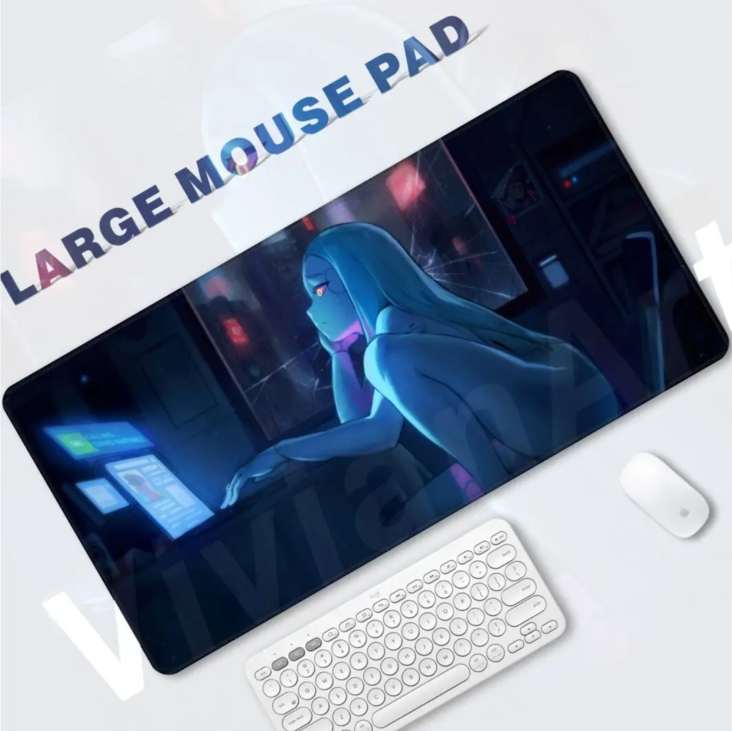 Anime Cyberpunk Large Mouse Pad Desk Mat Keyboard Pad Mousepads