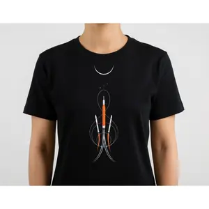 Artemis II SLS Launch T-Shirt – First Crewed Lunar Flyby Mission Tee, Space Exploration Graphic, Unisex, Comfortable, All-Season Wear