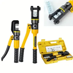 NEW Yellow Manual Hydraulic Pliers ² Hexagonal Crimping Die