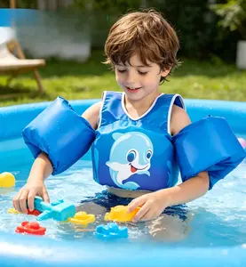 Toddler Swim Vest, Kids Life Jacket Vest, Swim Aid Floats for Swimming Pool, Learn to Swim for 25lbs to 55lbs Toddlers  ﻿