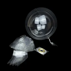 20 Inch bobo Balloons, 25 Packs Clear Balloon Bubbles Pre-Stretched, Plastic Bubble Balloons with String for Birthday Wedding 2026 New Year Parties Decoration