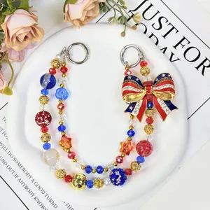 American Theme Bag Charm,Delicate Handbag Pendant Accessory for Women, Detachable,Pretty Mother's Day Gift,Ideal Birthday Gift for Girls & Women,Summervibes