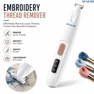 Electric Embroidery Thread Remover, Precision Blade Eraser Pen, Quick Removal of Letters and Logos, Safe for Clothes, Uniforms, Shirts