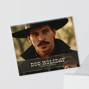 Doc Holiday Calendar 2026 ,Tombstone Calendar 2026, New Year Calendar And Planner, Unique Christmas Gift, Quote Calendar Gift, Holiday Gift Ideas