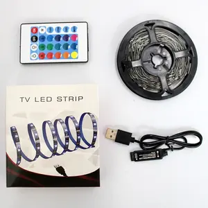 5050 RGB LED Strip 16.4 Feet (5M) TV, Computer, Decoration, Bedroom Decor| USB