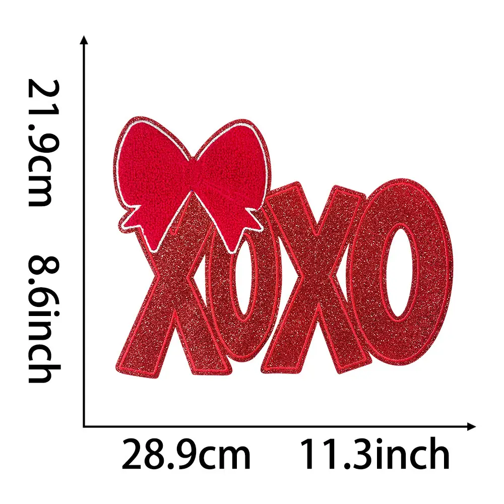 Iron On Patches Valentine's Day Love Designs - Adorable Motifs for Clothing, Bags & Fabric Crafts - Easy Application for a Romantic Touch