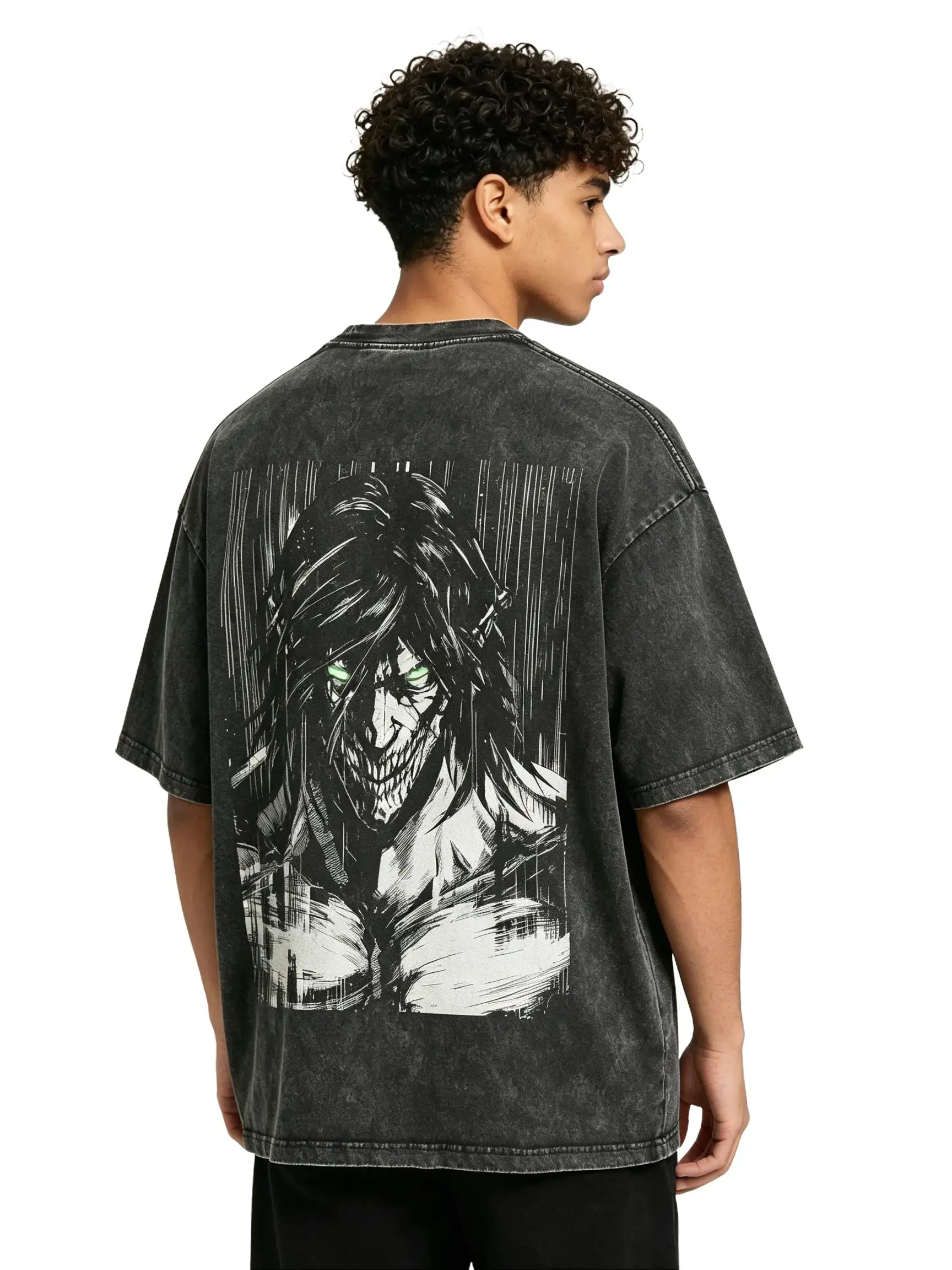 [HM 100%cotton]Attack on Titan Unisex Summer outfits men streetwear 80s 90s graphic tees cotton Anime funny tshirt men gifts Fabric Top Short sleeve humorous tshirt men christian clothing t shirts cotton tee shirt invincible shirt siah t shirt streetwear