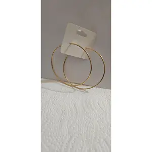 Big Thin Gold Hoops