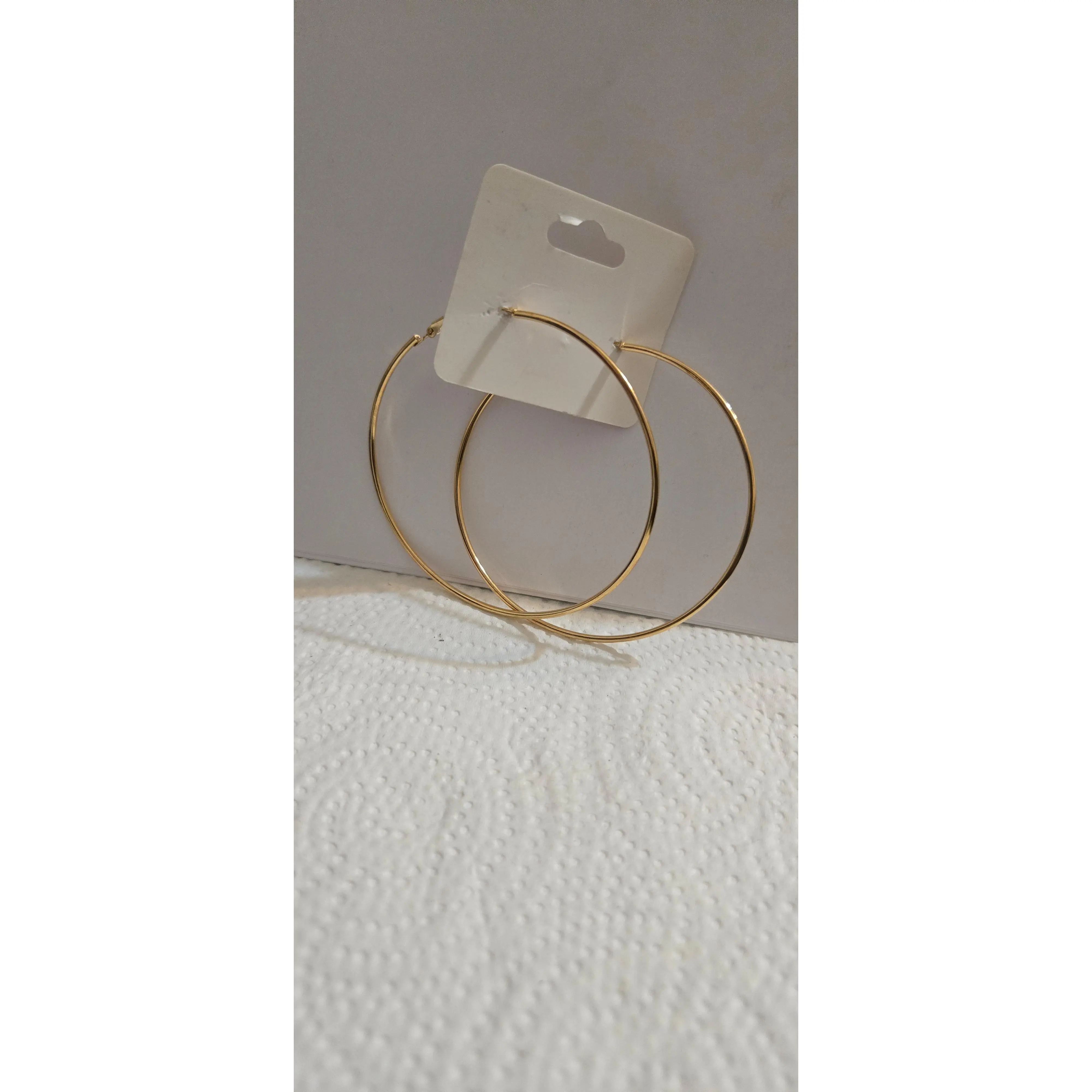 Big Thin Gold Hoops Big Thin Gold Hoops