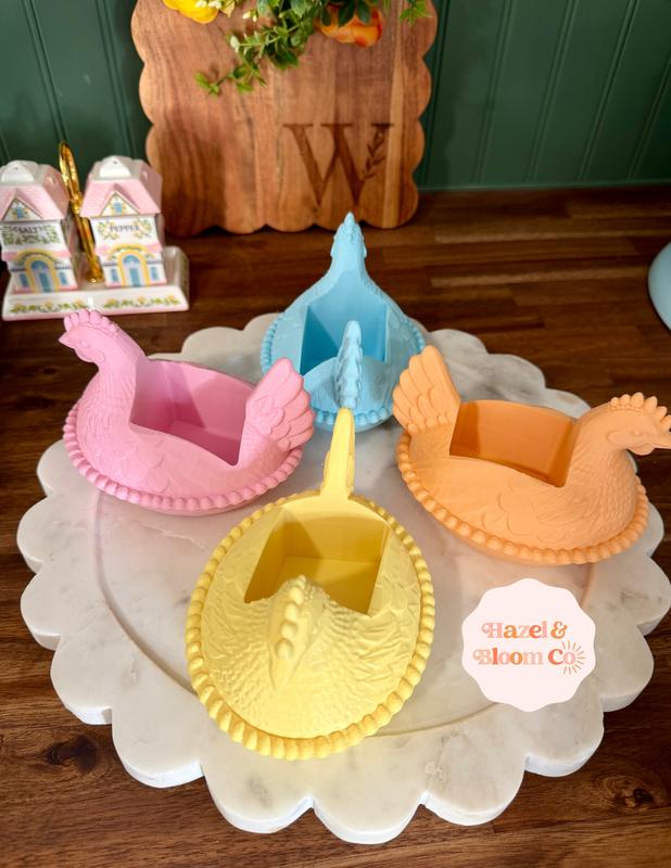 Hen on Nest Soap Holder for Foaming Soap Cottagecore Farmhouse Decor