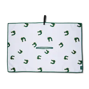 Callaway Golf Lucky Collection Towel in White/Green