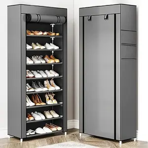 10 Layer Shoe Rack, Multi-layer Shoe Storage Rack, Shoe Organizer, Shoe Storage Cabinet, Home Organizer for Living Room BedroomFFMotionMode